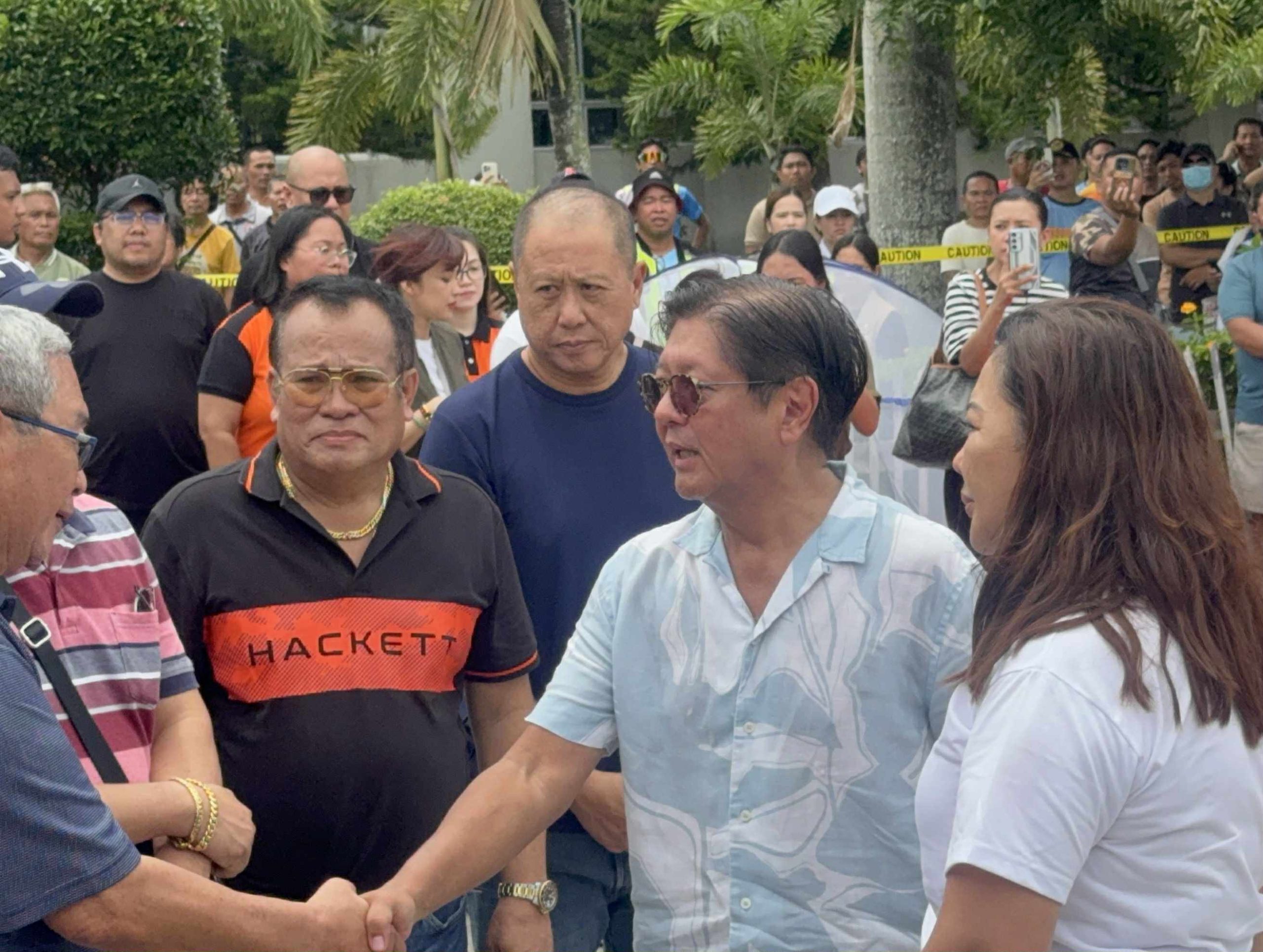 Marcos Pledges P150m In Aid for Cebu Quake-Hit Areas